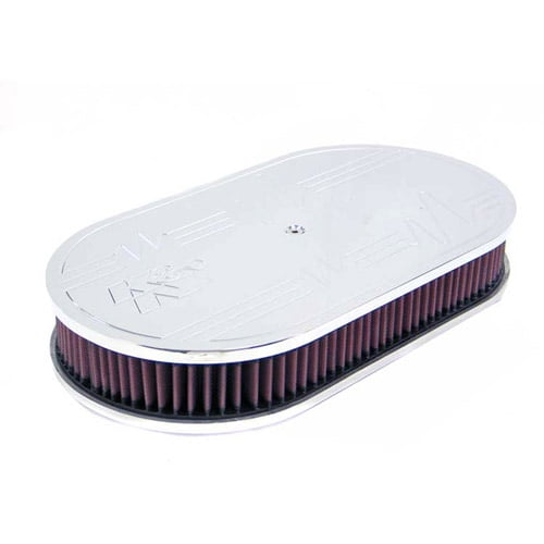 K&N Oval Air Filter Assembly: High Performance Replacement Engine Filter: Shape: Oval Washable 66-1550 Premium 